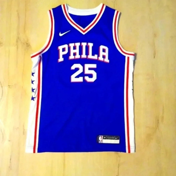 Philadelphia 76ers Ben Simmons Nike Royal Swingman Jersey Youth Medium - Picture 1 of 6